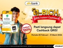 Allo Bank Luncurkan Q-RICH, Transaksi Bisa Dapat Cashback Gede-gedean
