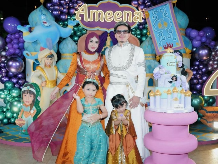 Ameena ulang tahun ke-4.
