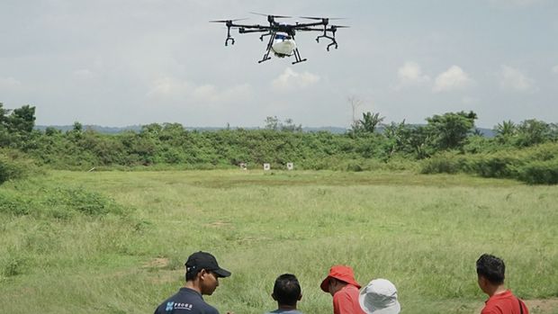Drone Frogs Indonesia. (Facebook/FrogsIndonesia
