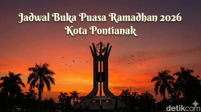 Jadwal buka puasa Ramadan 2026 Pontianak.