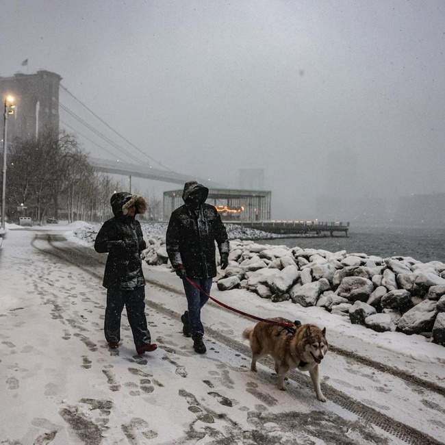 Musim Dingin Ekstrem, Badai Salju Selimuti New York