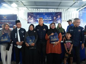 Safari Ramadan NasDem Berlanjut, Bagi Sembako-Bahas Peta Politik di Jateng