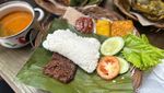 Komplet Pakai Sayur Asem dan Ikan Asin! Ini Nasi Timbel Enak di Depok