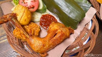 Komplet Pakai Sayur Asem dan Ikan Asin! Ini Nasi Timbel Enak di Depok