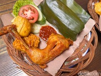 Komplet Pakai Sayur Asem dan Ikan Asin! Ini Nasi Timbel Enak di Depok