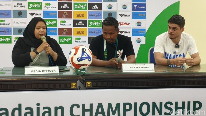 Pelatih PSIS Semarang usai Laga melawan Deltras FC
