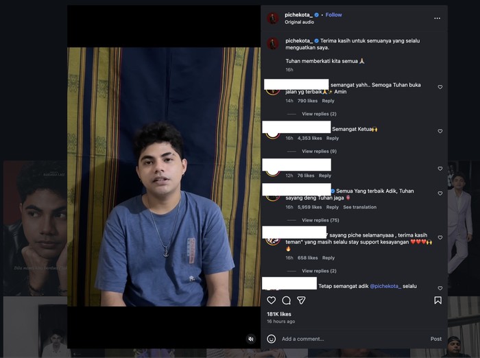 Piche Kota klarifikasi dugaan pemerkosaan.