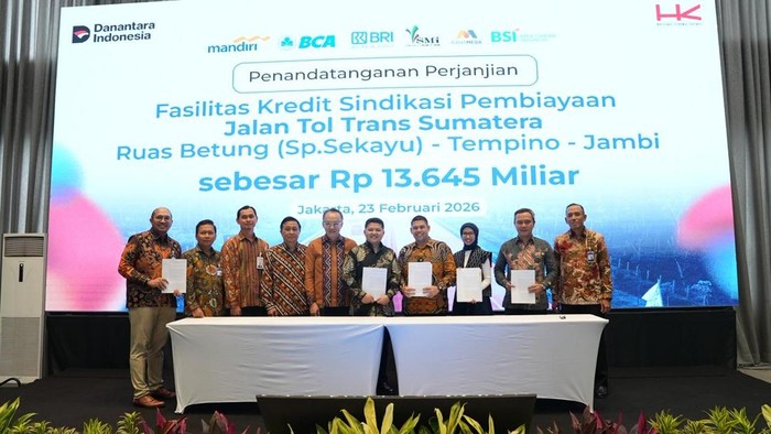 Betung (Sp. Sekayu)–Tempino–Jambi diguyur kredit Rp 13,6 triliun.