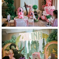 Zalina Raine Wyllie baru saja berulang tahun yang ke-7. Tahun ini perayaan ulang tahun putri Raisa dan Hamish itu digelar dengan mengusung tema film Wicked. Foto: Instagram/@raisa6690