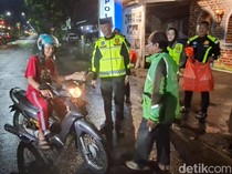 Pos Lantas Pujahito Jadi Ruang Harmoni Ojek Online-Pangkalan di Nganjuk