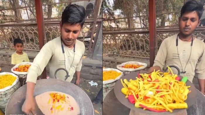 Tak Hanya di Indonesia, Goreng Kerupuk pakai Pasir Jadi Sorotan di India