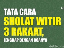 Tata Cara Sholat Witir 3 Rakaat