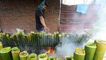 Tradisi Lemang Bambu Kembali Hadir di Banda Aceh