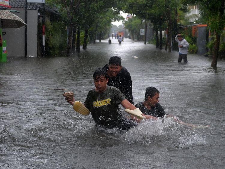 Banjir Kepung Denpasar, 26 Titik Tergenang Akibat Hujan Deras