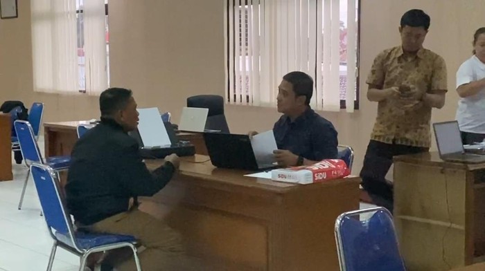 Pemeriksaan pejabat Pati di Polrestabes Semarang, Kecamatan Semarang Selatan, Kota Semarang, Selasa (24/2/2026).
