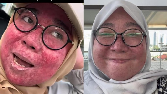 Desty krim etiket biru