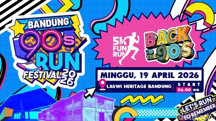 fun run 5k bandung nostalgia 90-an