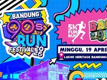 Rasakan Serunya Fun Run 5K dengan Konsep Nostalgia 90-an di Bandung