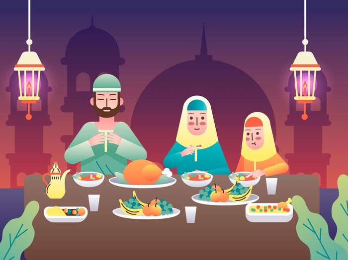 Ilustrasi jadwal buka puasa Makassar dan sekitarnya, 26 Februari 2026.