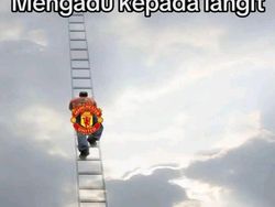 Meme Lebaran Masih Lama, King MU Sudah Rayakan Kemenangan!