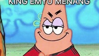 King Emyu menanga siap-siap algoritma medsos dikuasai fans Setan Merah. Foto: X.com