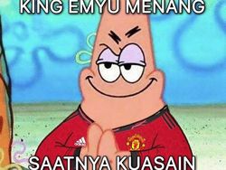 Meme Lebaran Masih Lama, King MU Sudah Rayakan Kemenangan!