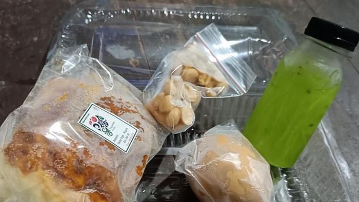 Menu MBG di salah satu sekolah di Kota Tarakan.