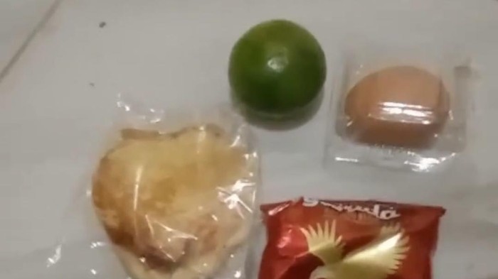 Menu MBG viral yang diterima siswa SD di Majene.