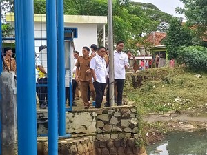 Cegah Banjir, Pemprov Banten Pasang Pintu Otomatis Bendung Sarakan Tangerang