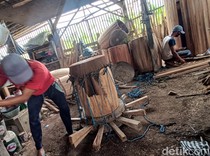 Geliat Perajin Beduk di Keniten Banyumas, Omzet Melonjak Saat Ramadan