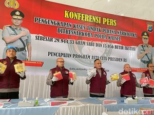 Polda Kalsel Ungkap Jaringan Narkoba Fredy Pratama, Sita Hampir 30 Kg Sabu