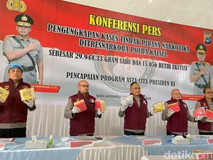 Polda Kalsel Ungkap Jaringan Narkoba Fredy Pratama, Sita Hampir 30 Kg Sabu