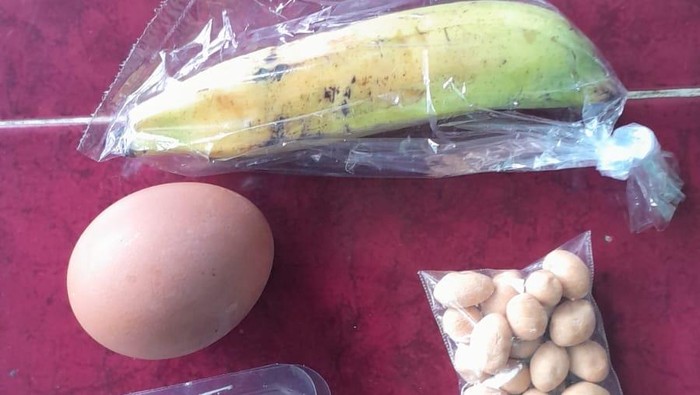 Sampel menu MBG selama Ramadan yang diterima para murid sekolah di Semarang.