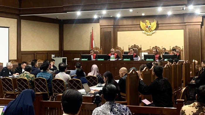 Sidang kasus korupsi pengadaan laptop Chromebook (Mulia/detikcom)
