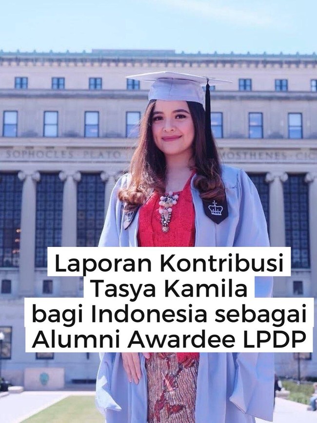 Tasya Kamila soal Kritik Usai Laporan Kontribusi Sebagai Alumni LPDP