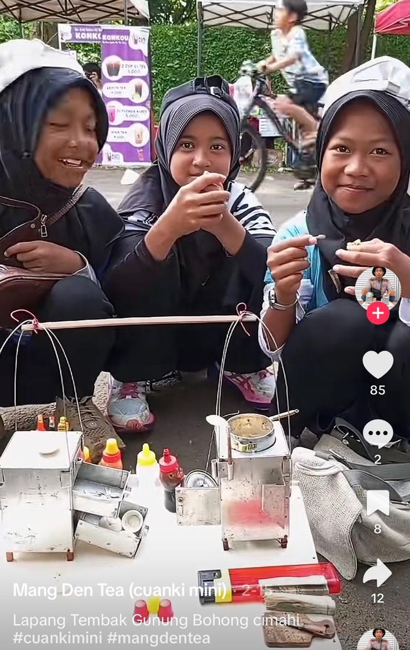 Viral Penjual Cuanki Mini yang Raup Keuntungan Rp 100 Ribu per Hari!