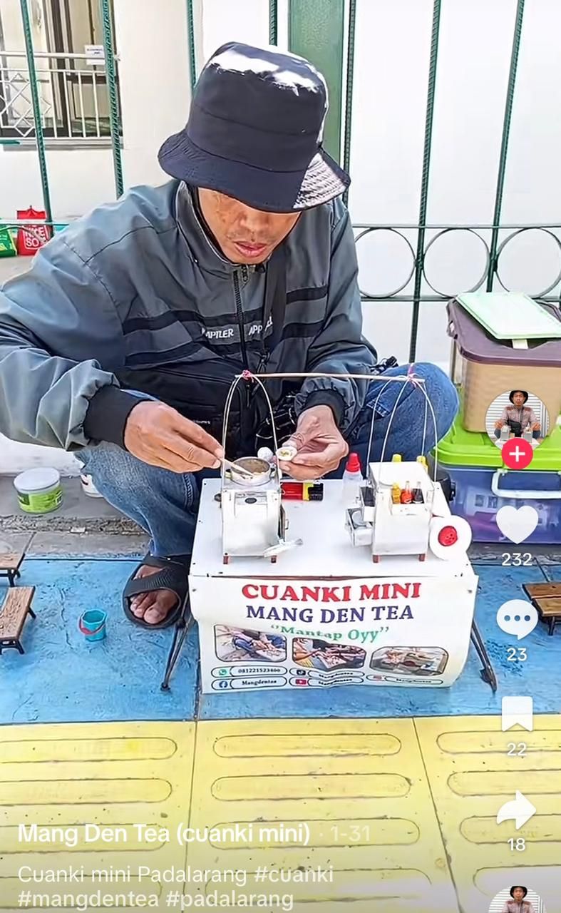 Viral Penjual Cuanki Mini yang Raup Keuntungan Rp 100 Ribu per Hari!