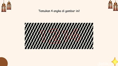 Temukan Angka Tersembunyi, Tak Sulit kalau Masih Bisa Konsentrasi