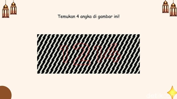 Temukan Angka Tersembunyi, Tak Sulit kalau Masih Bisa Konsentrasi