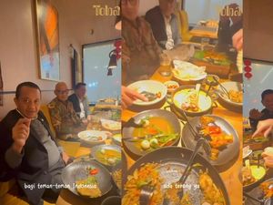 Kulineran di London, Bahlil dan Teddy Kasih Jempol untuk Resto Indonesia Ini