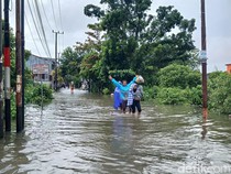 100 Warga BTN Kodam III Makassar Terpaksa Mengungsi Akibat Banjir