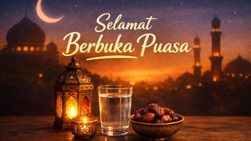 Ilustrasi waktu buka puasa