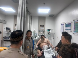 Kapolres Tangsel Jenguk Advokat Korban Penusukan Matel, Ungkap Kondisinya