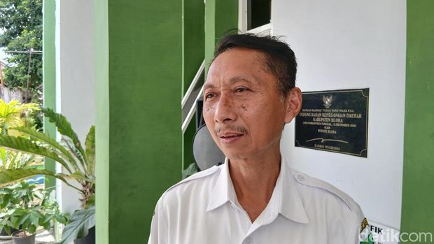 Kepala BKPSDM Blora Heru Eko Wiyono Kepala BKPSDM Kabupaten Blora Heru Eko Wiyono memberikan keterangan saat ditemui di kantornya, Rabu (25/2/2026).