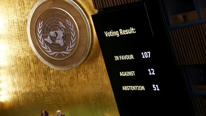 RI-AS Abstain Saat Majelis Umum PBB Sahkan Resolusi Gencatan Perang Ukraina