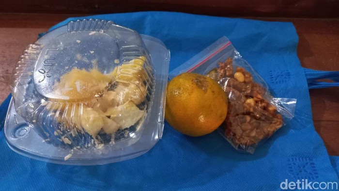Menu MBG di salah satu sekolah Jombang