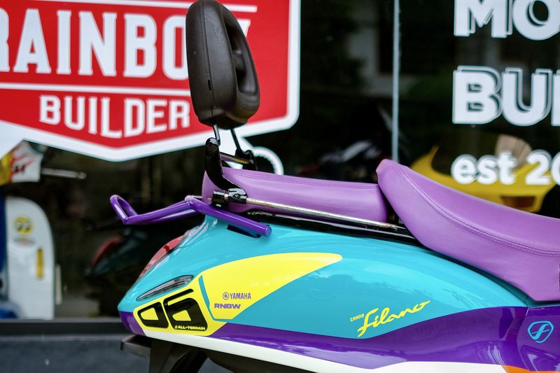 Modifikasi Yamaha Grand Filano bergaya Urban Rally