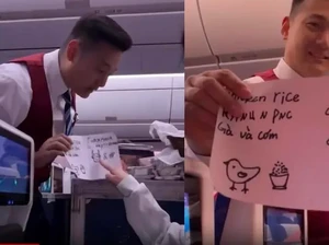 Pramugara Ini Tawarkan Menu Pakai Gambar, Kreatif Banget!