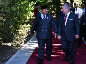 Bertemu Raja Yordania, Prabowo Tegaskan Komitmen Perjuangkan Solusi 2 Negara