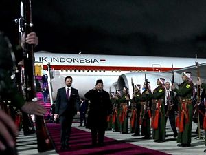 Kala Pesawat Prabowo Dikawal Jet Tempur F-16 Saat Lawatan ke Yordania